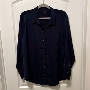 Banana Republic Navy Casual Button Down Shirt